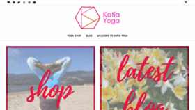 What Katiayoga.com website looked like in 2019 (4 years ago)