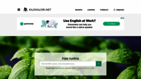 What Kilokalori.net website looked like in 2019 (4 years ago)