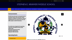 What Kramerms.org website looked like in 2019 (4 years ago)