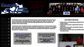 What Kentuckyauctionacademy.com website looked like in 2019 (4 years ago)