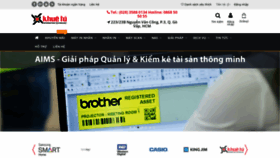 What Khuetu.vn website looked like in 2019 (4 years ago)
