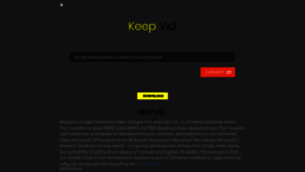 What Keepvid.ws website looked like in 2019 (4 years ago)