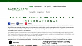 What Kaumagraphinternational.com website looked like in 2019 (4 years ago)