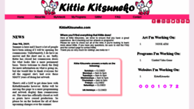 What Kittiepink.com website looked like in 2019 (6 years ago)