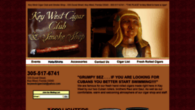 What Keywestcigarclubsmokeshop.com website looked like in 2019 (4 years ago)