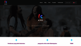What Kimo.co.id website looked like in 2019 (4 years ago)