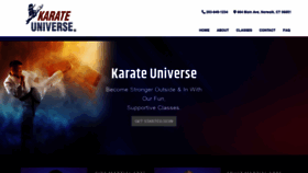 What Karateuniverse.com website looked like in 2019 (4 years ago)