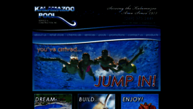 What Kalamazoopool.com website looked like in 2019 (5 years ago)