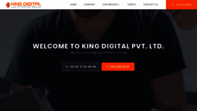 What Kingdigital.in website looked like in 2019 (4 years ago)
