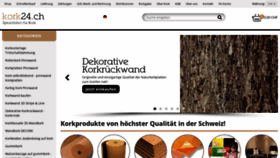 What Kork24.ch website looked like in 2019 (4 years ago)
