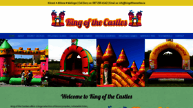 What Kingofthecastles.ie website looked like in 2019 (5 years ago)