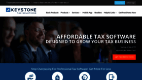 What Keystonetaxsolutions.com website looked like in 2019 (4 years ago)