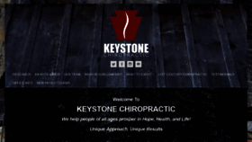 What Keystonechiropracticcarmel.com website looked like in 2019 (4 years ago)