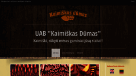 What Kaimiskasdumas.lt website looked like in 2019 (4 years ago)