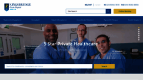 What Kingsbridgeprivatehospital.com website looked like in 2019 (4 years ago)