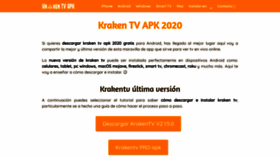 What Krakentv.pro website looked like in 2019 (4 years ago)