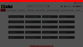 What Koelbl-baumaschinen.de website looked like in 2019 (5 years ago)