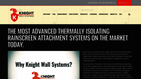 What Knightwallsystems.com website looked like in 2019 (4 years ago)