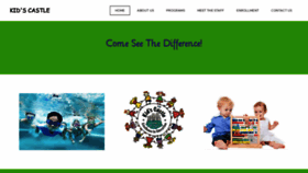 What Kidscastlewi.com website looked like in 2019 (4 years ago)