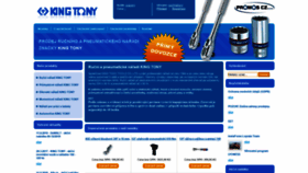 What Kingtony.cz website looked like in 2019 (4 years ago)