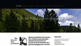 What Klickitat-trail.org website looked like in 2019 (4 years ago)