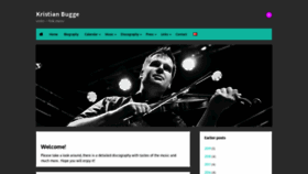 What Kristianbugge.com website looked like in 2019 (4 years ago)