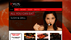 What Kyotosushi.co.uk website looked like in 2019 (4 years ago)