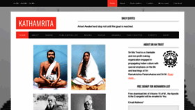 What Kathamrita.org website looked like in 2019 (4 years ago)