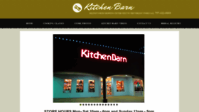 What Kitchenbarnonline.com website looked like in 2019 (4 years ago)