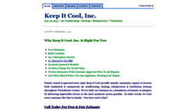 What Keepitcoolinc.com website looked like in 2019 (4 years ago)