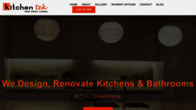 What Kitchentek.com.au website looked like in 2019 (4 years ago)