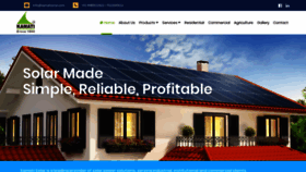 What Kamatisolar.com website looked like in 2019 (5 years ago)