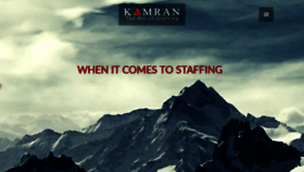 What Kamranstaffing.com website looked like in 2019 (4 years ago)