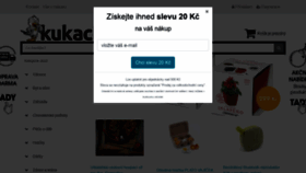 What Kukacka.cz website looked like in 2019 (4 years ago)