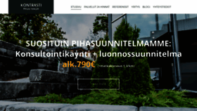 What Kontrasti.fi website looked like in 2019 (4 years ago)