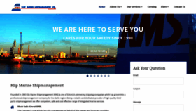 What Klipmarine.eu website looked like in 2019 (4 years ago)