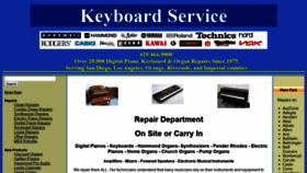 What Keyboardservice.com website looked like in 2019 (4 years ago)