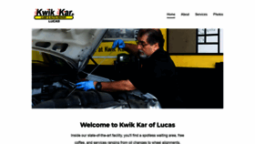 What Kwikkarlucas.com website looked like in 2019 (4 years ago)
