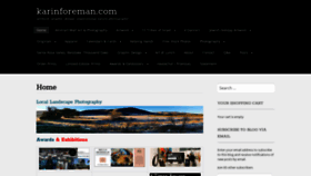 What Karinforeman.com website looked like in 2019 (4 years ago)