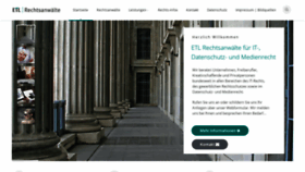 What Kanzlei-fuer-it-datenschutz-medienrecht.de website looked like in 2019 (4 years ago)