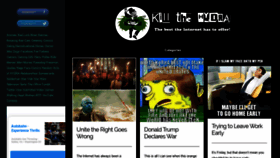 What Killthehydra.com website looked like in 2019 (4 years ago)