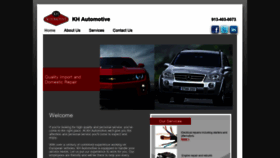 What Khautomotive.com website looked like in 2019 (4 years ago)
