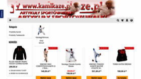 What Kamikaze.pl website looked like in 2019 (4 years ago)