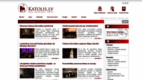 What Katolis.lv website looked like in 2019 (4 years ago)