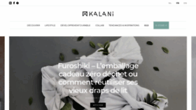 What Kalani-blog.com website looked like in 2019 (4 years ago)