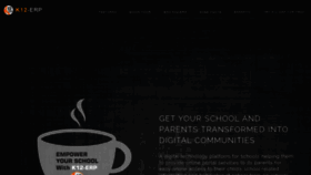 What K12-erp.com website looked like in 2019 (4 years ago)