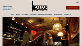 What Kassap.co.uk website looked like in 2019 (4 years ago)
