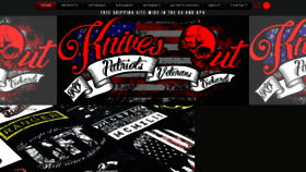 What Knivesoutclothing.com website looked like in 2019 (4 years ago)