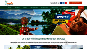 What Keralabackwater.com website looked like in 2019 (4 years ago)