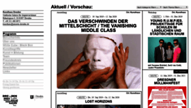 What Kunsthausdresden.de website looked like in 2019 (4 years ago)